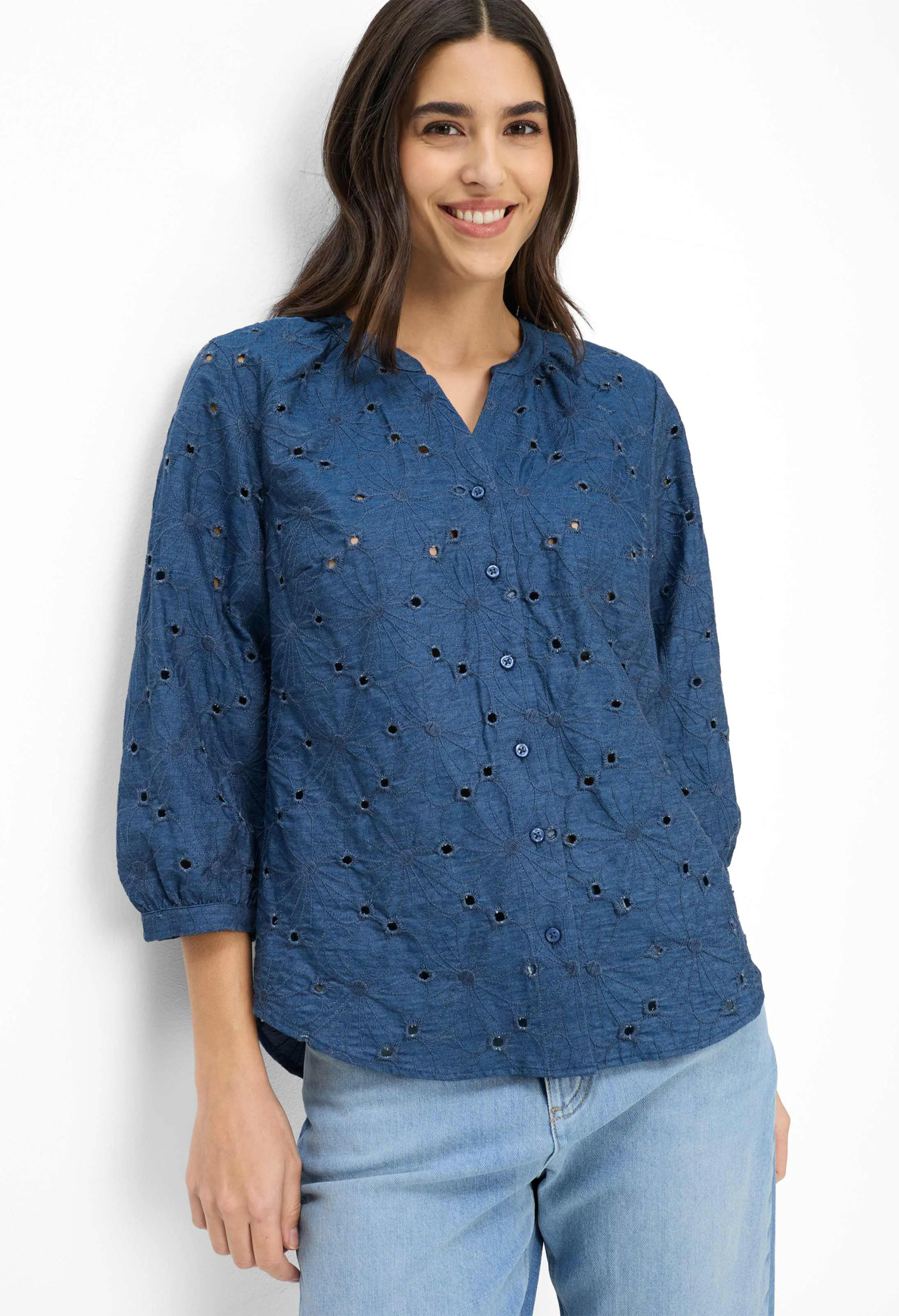 Velia Cotton Embroidered Blouse - Image 4