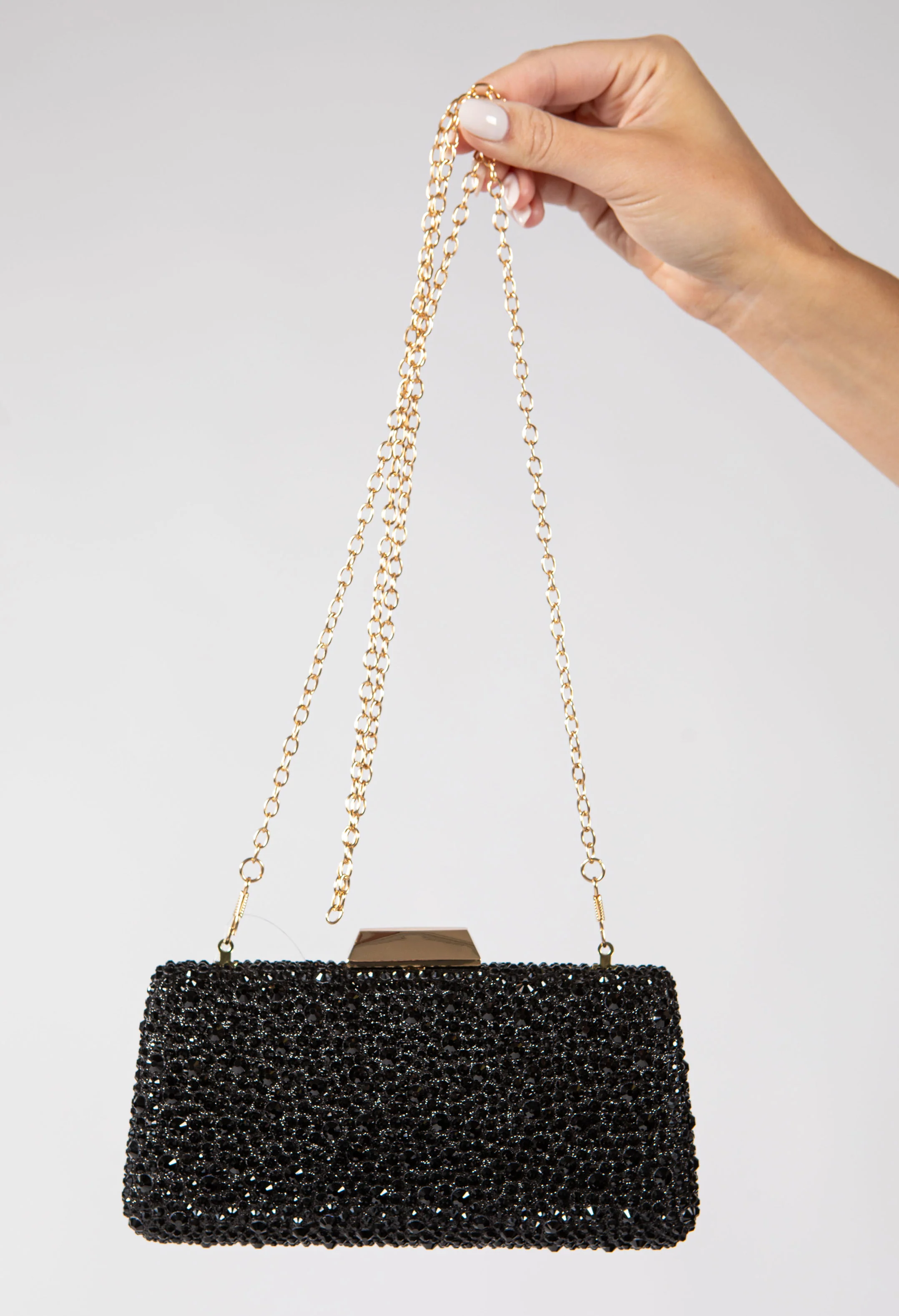 Water Drop Diamante Clutch - Image 5