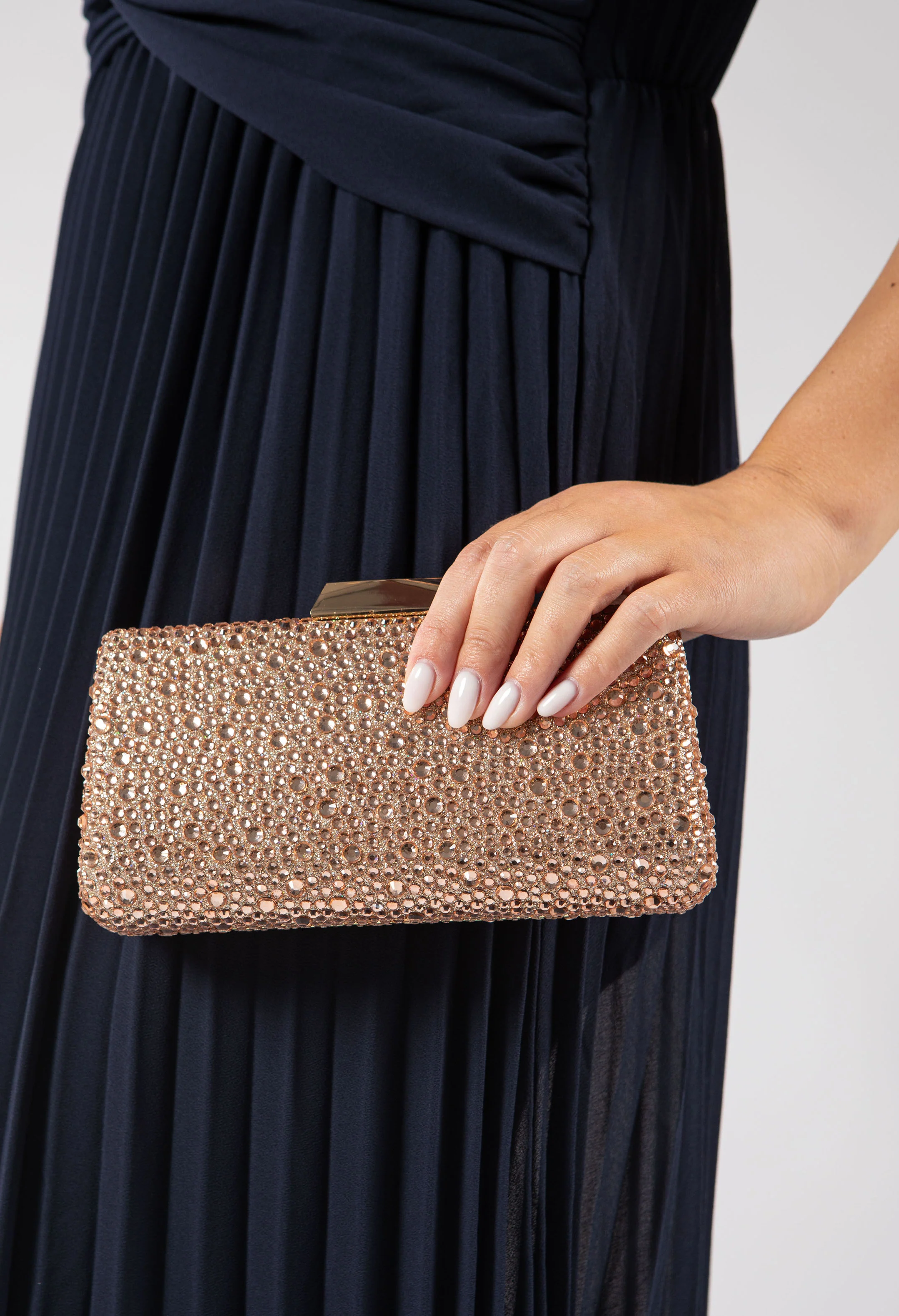 Water Drop Diamante Clutch - Image 7