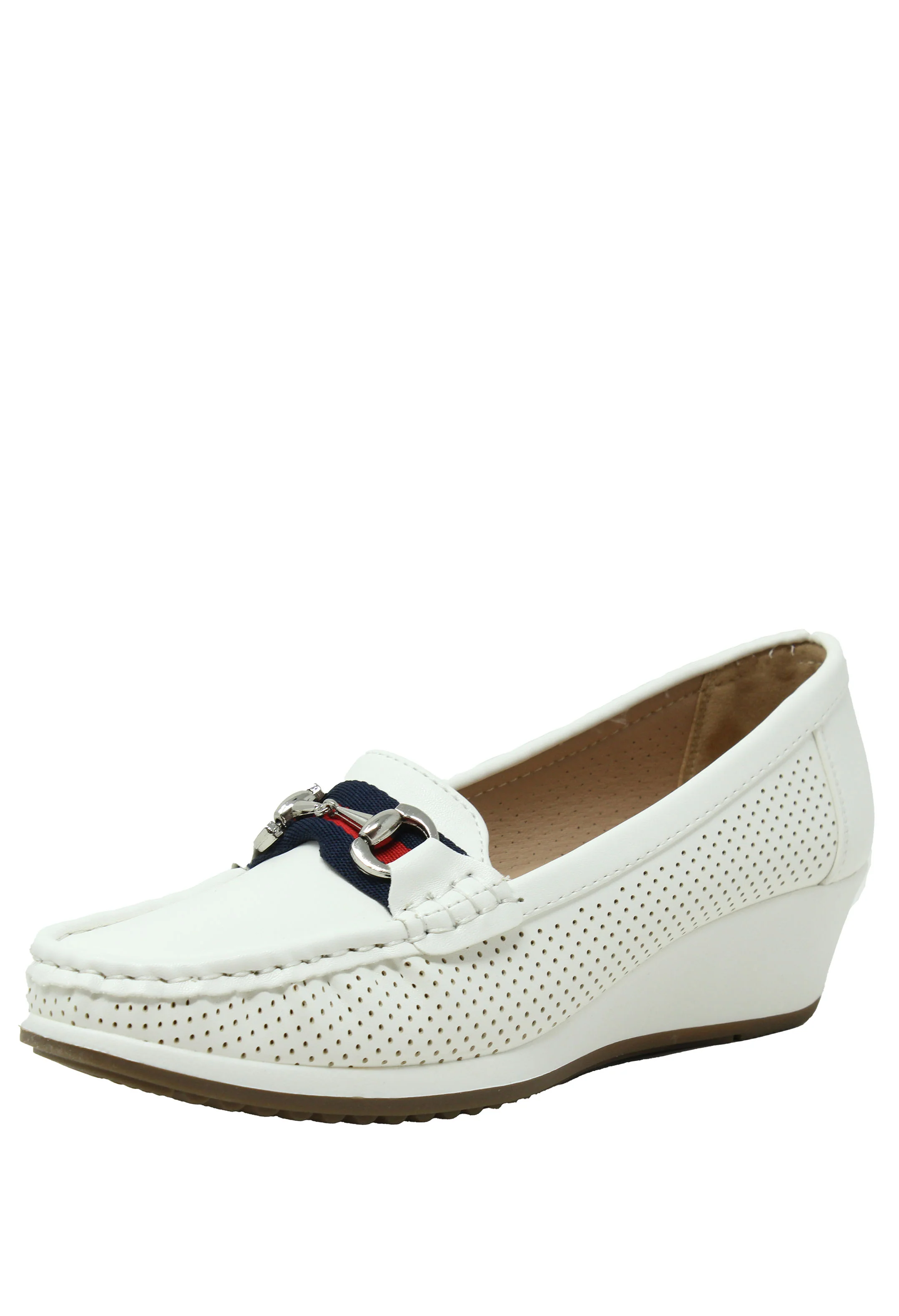 Wedge Laser Cut Loafer - Image 7