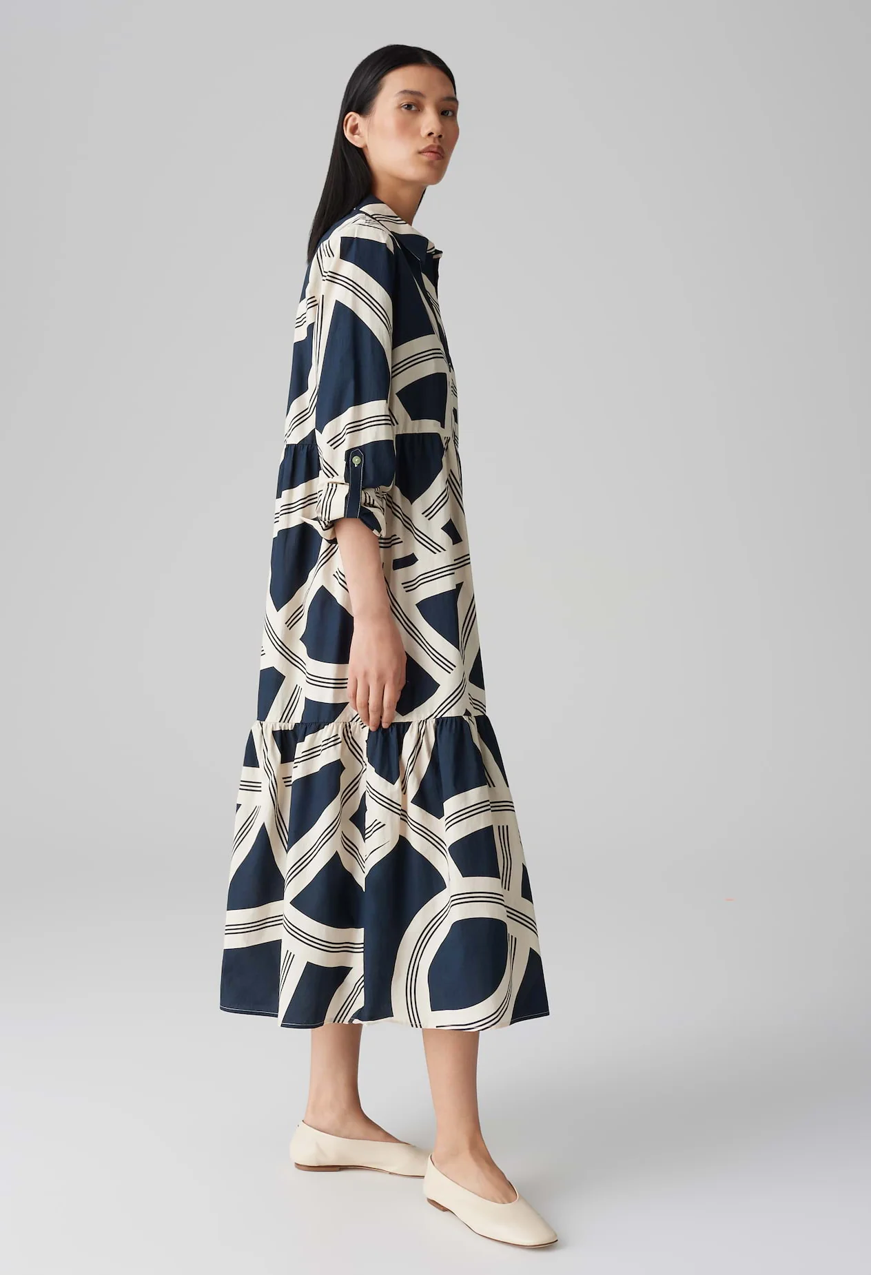 Werano Lane Printed Midi Dress - Image 4