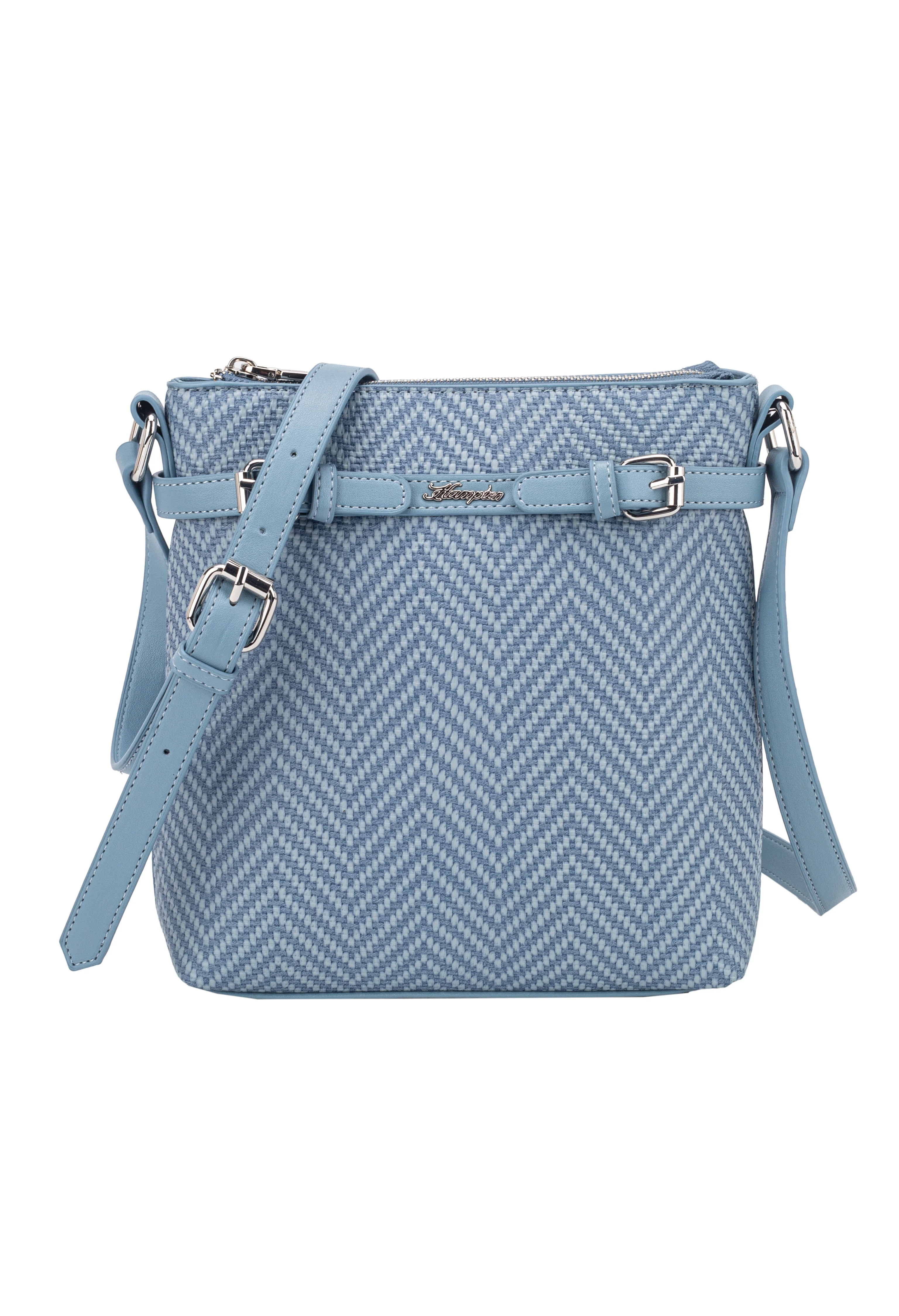 Woven Front Crossbody Bag - Image 2