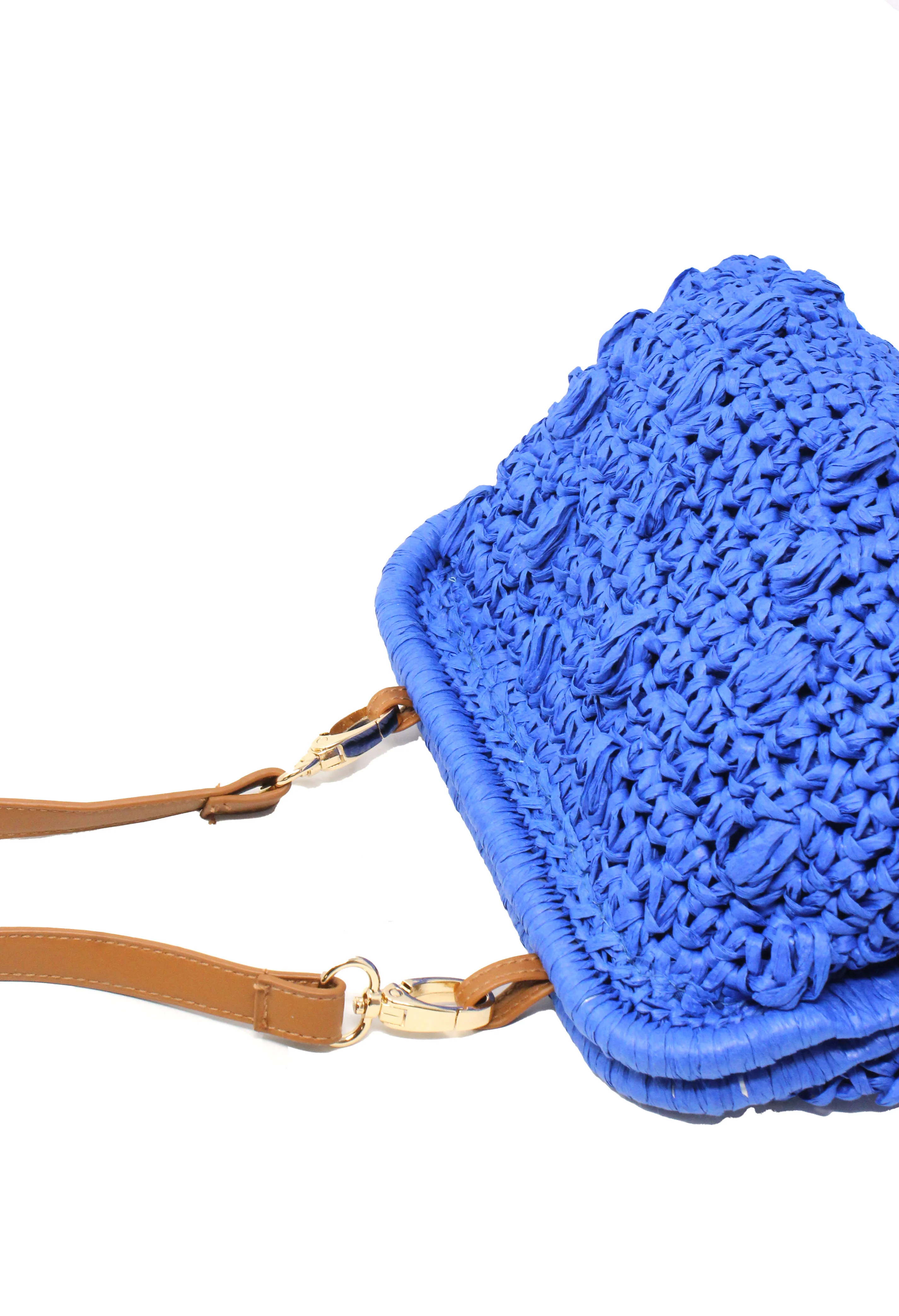 Woven Straw Clutch Bag - Image 3