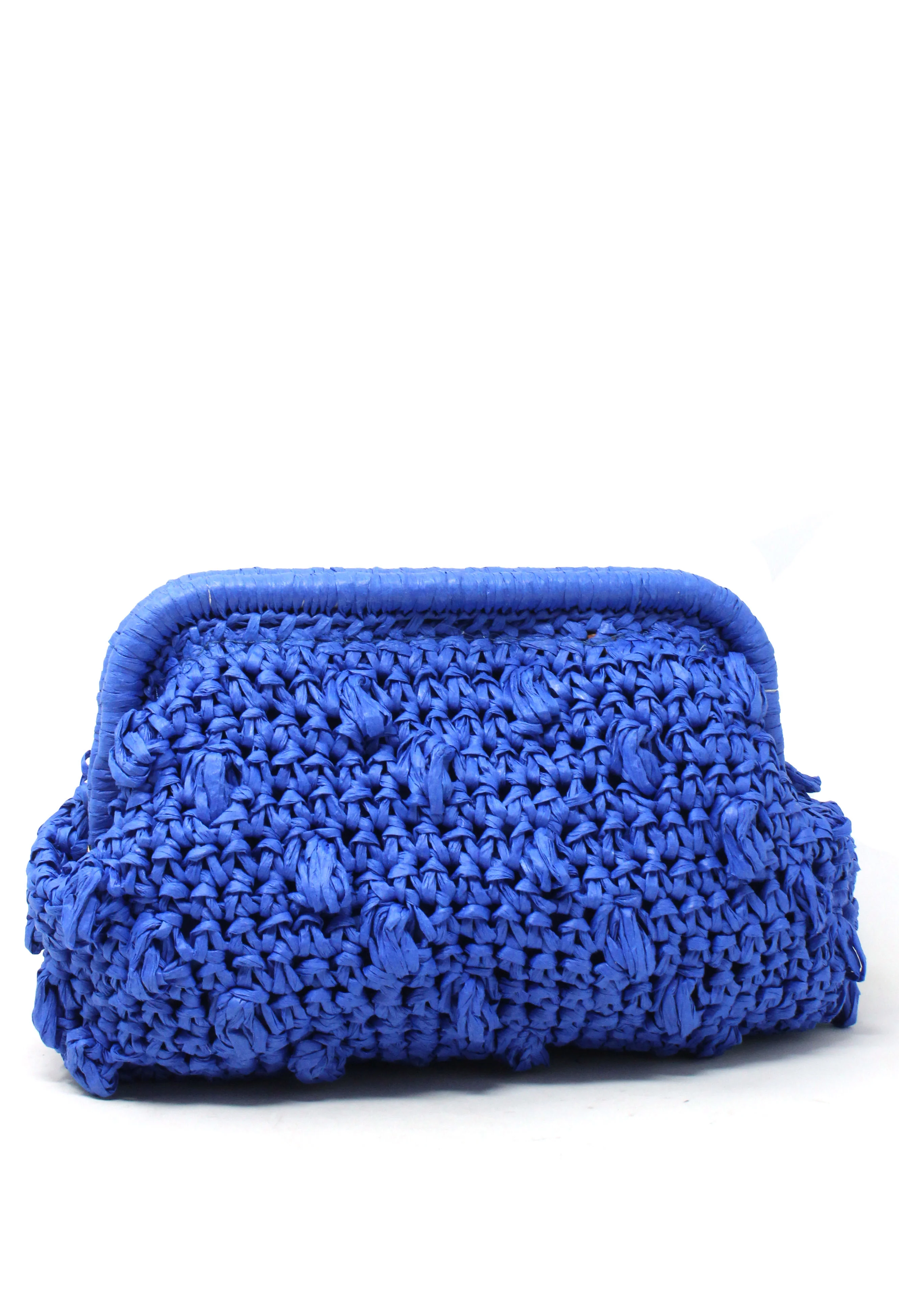 Woven Straw Clutch Bag - Image 4