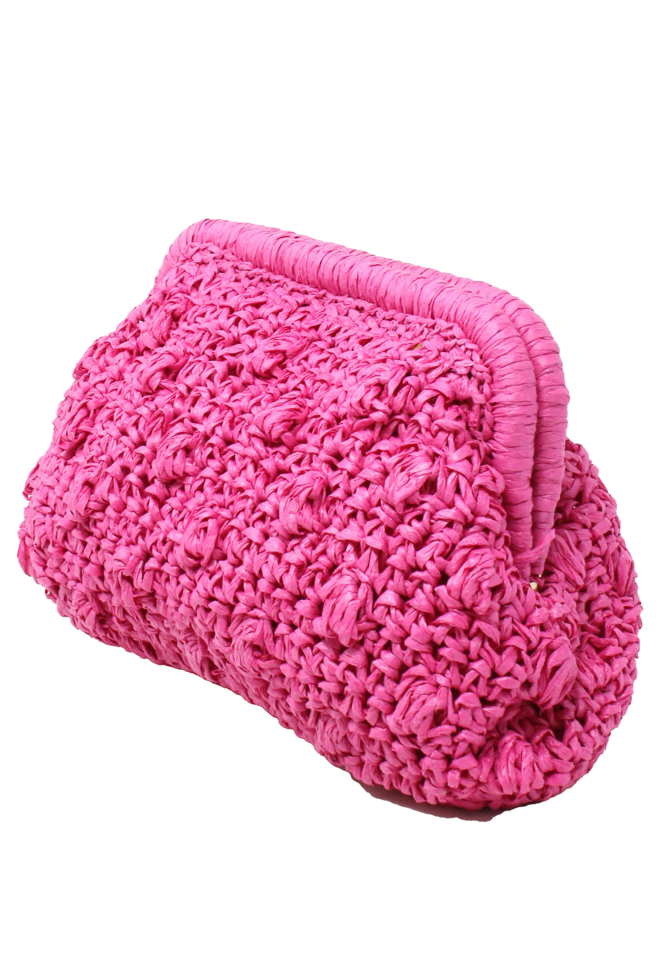Woven Straw Clutch Bag - Image 6