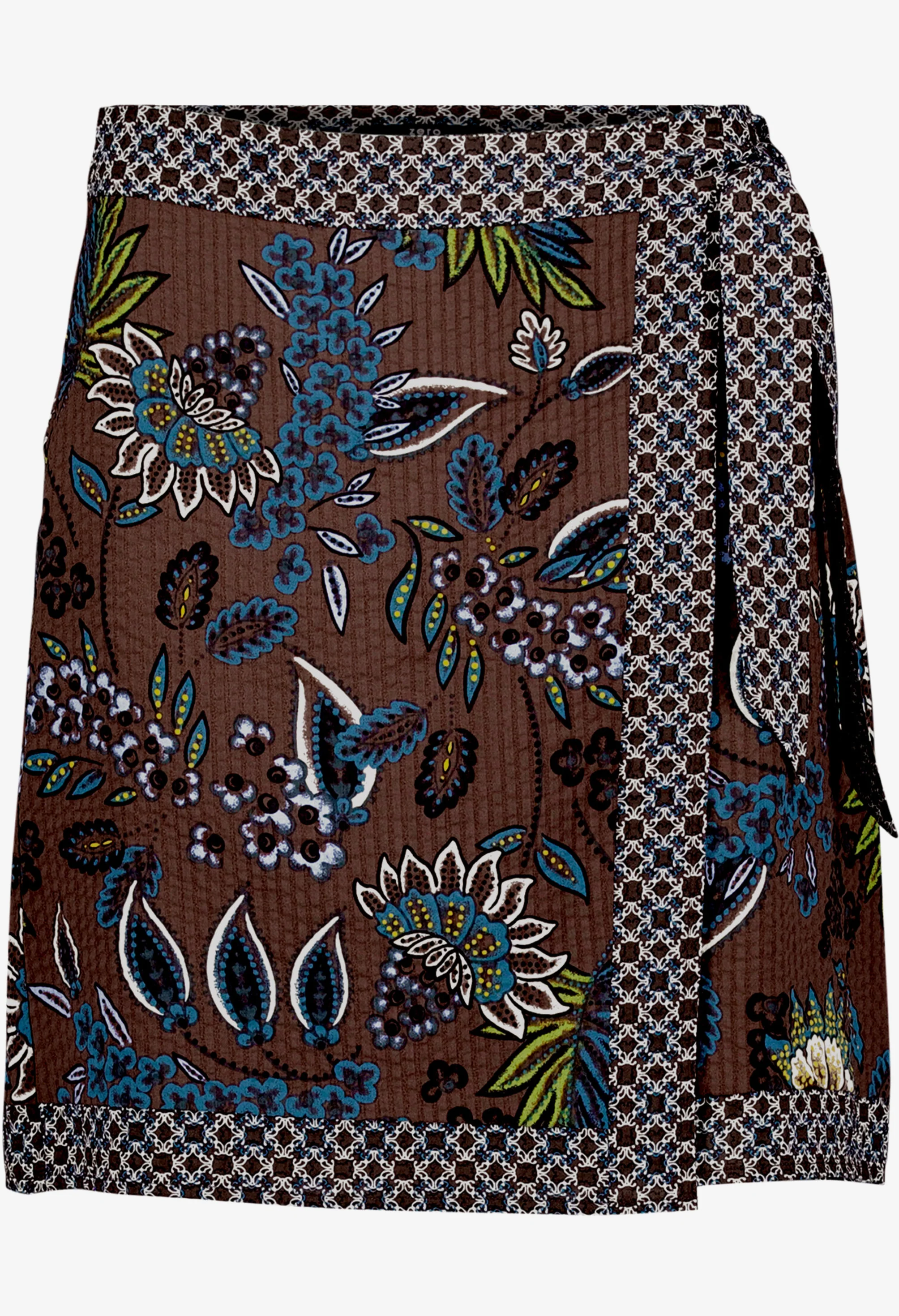Wrap Style Printed Skirt - Image 2