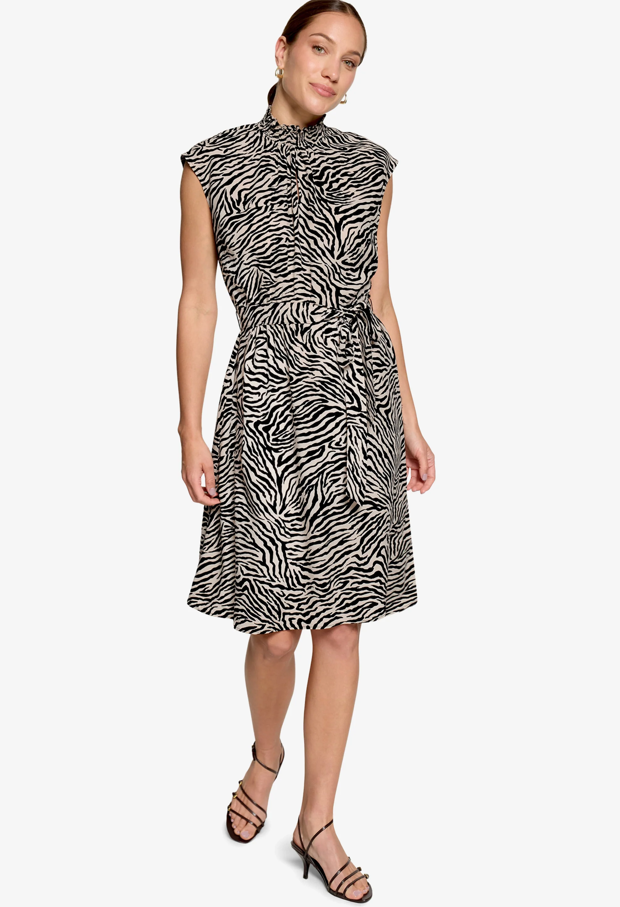 Zebra Print Short Dress - Image 3