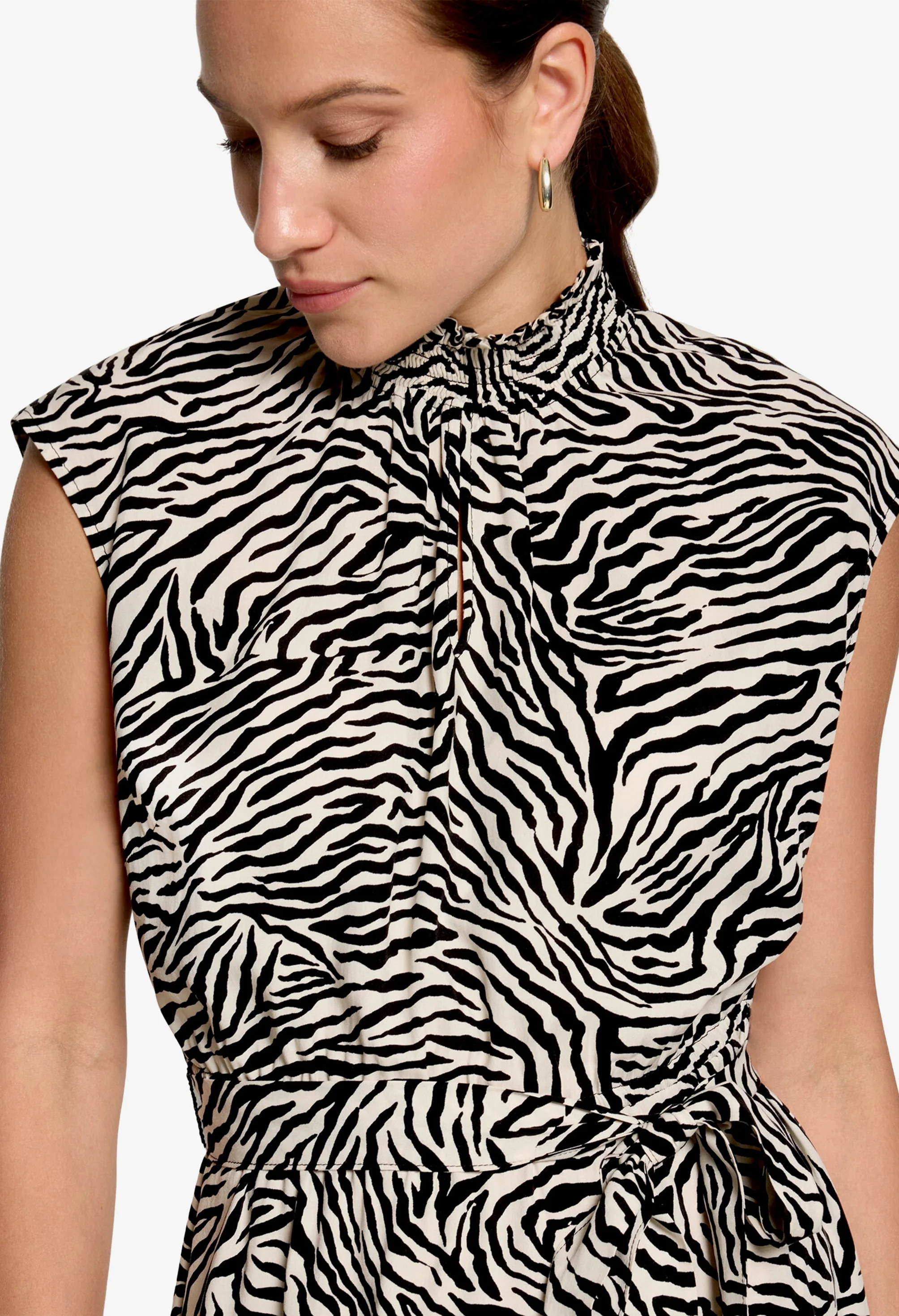 Zebra Print Short Dress - Image 4