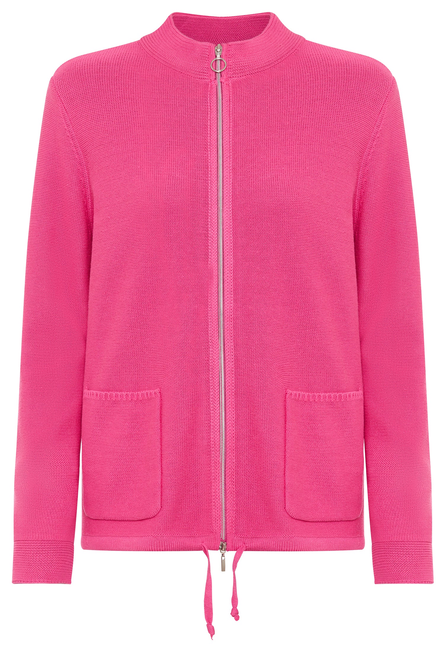Zip-Up Knit Cardigan - Image 4